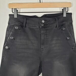 Pistola Stretch Sailor Button Skinny Jeans‎ 29 Washed Black